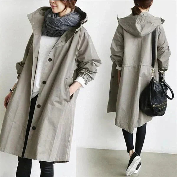 Dorothee™ | Trench Coat Elegante e Impermeable