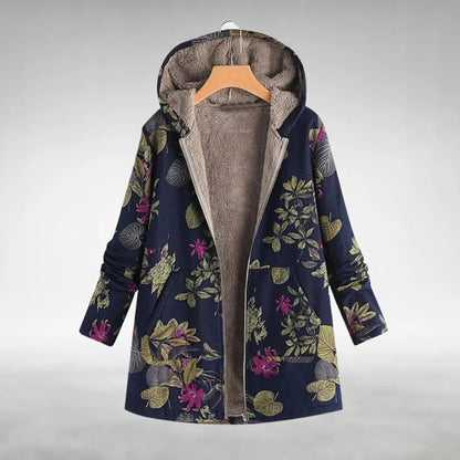 Fleural™ – Elegante chaqueta polar con estampado floral