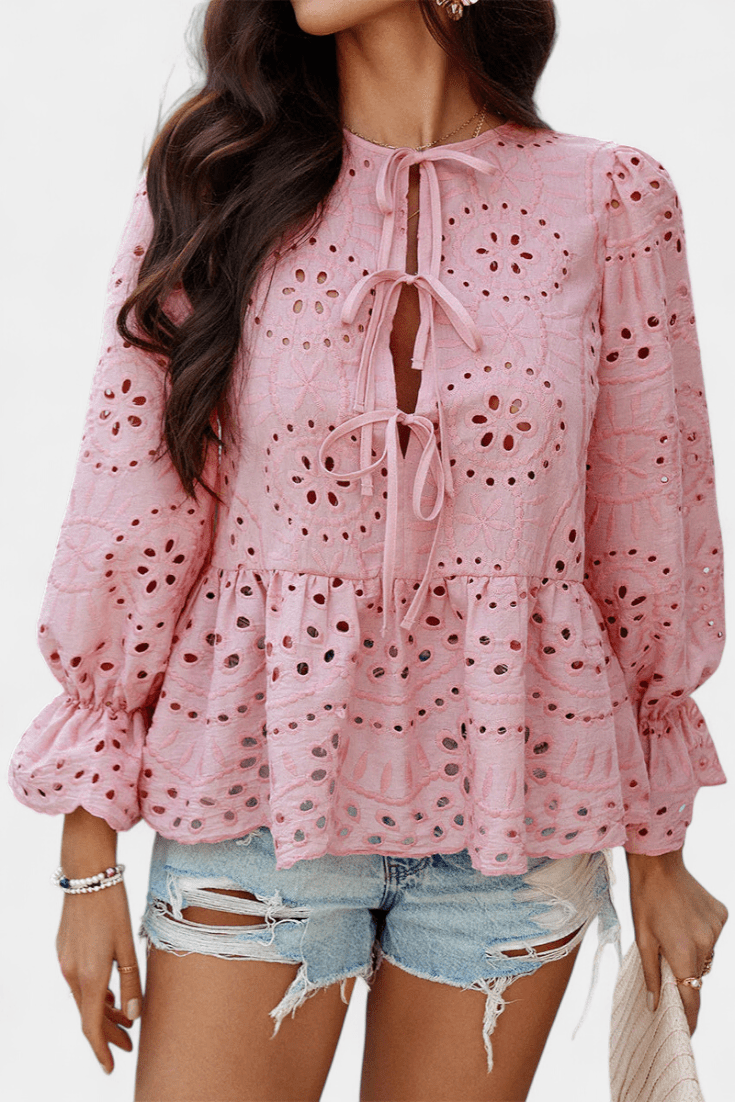 product_naCamila | Top Bohemio de Encaje con Corte Fluidome - Celia Brava