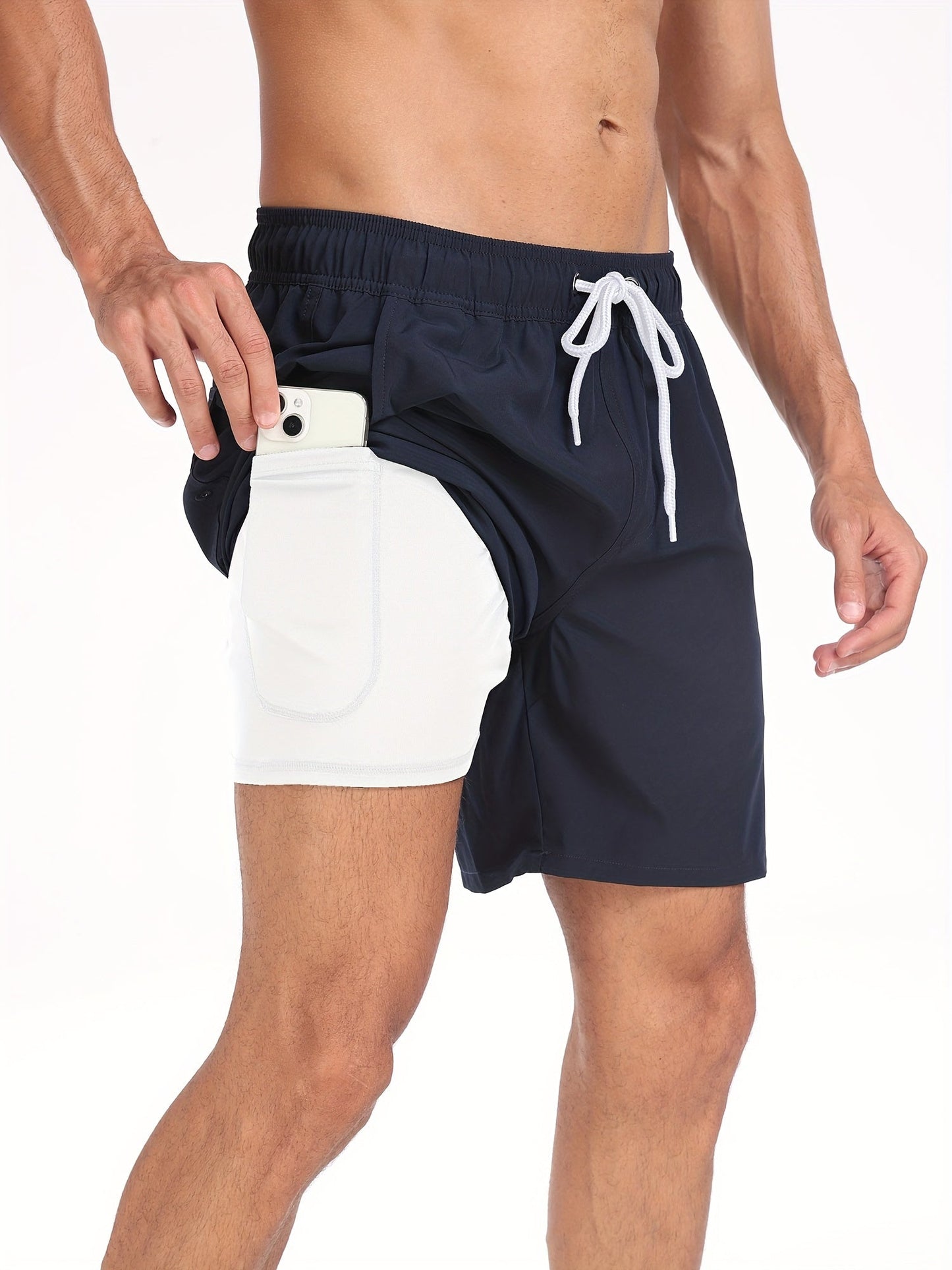 Shorts de baño con bolsillos