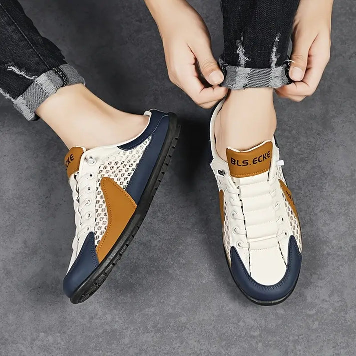 Elegantes sandalias sin cordones