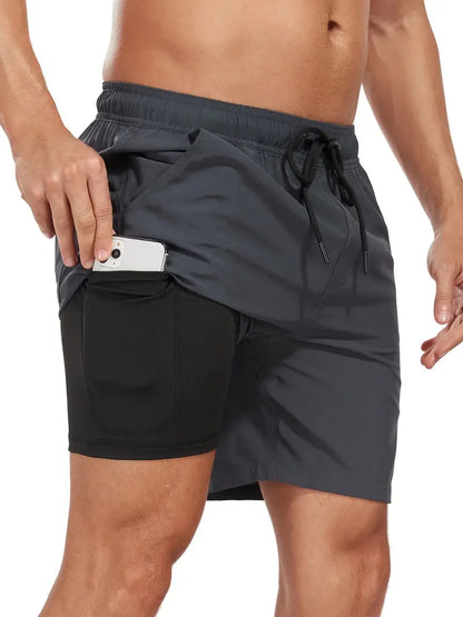 Shorts de baño con bolsillos