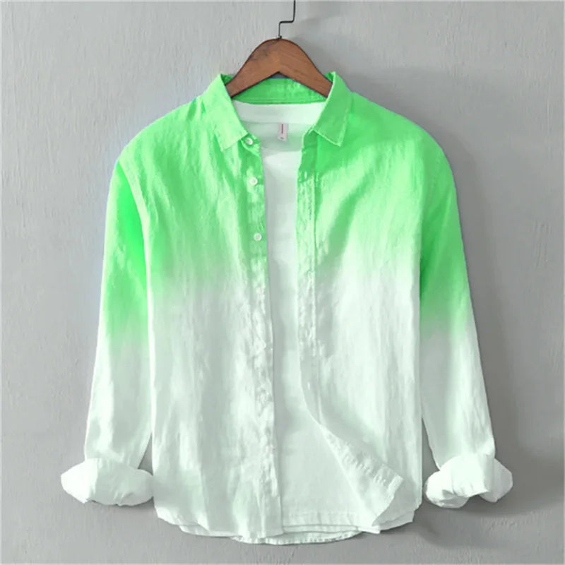 Elegante camisa de colores