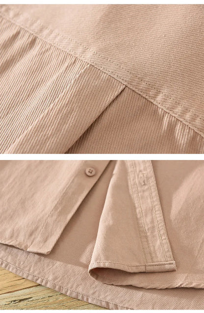 Camisa de algodón de manga corta