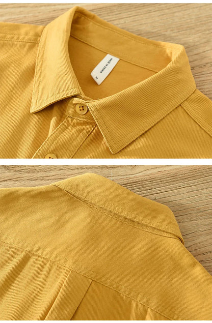 Camisa de algodón de manga corta