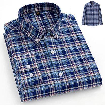 Givalli - Camisa Oxford de algodón