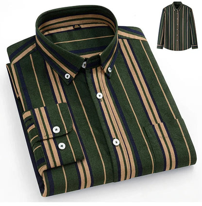 Givalli - Camisa Oxford de algodón