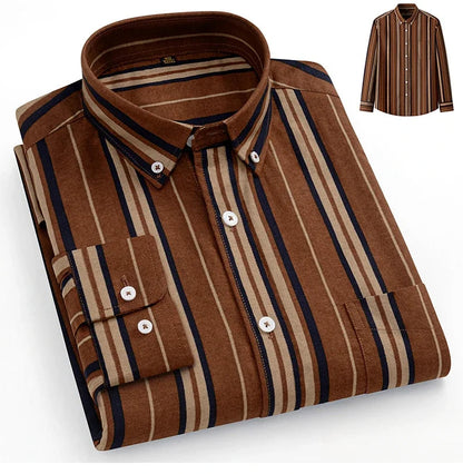 Givalli - Camisa Oxford de algodón