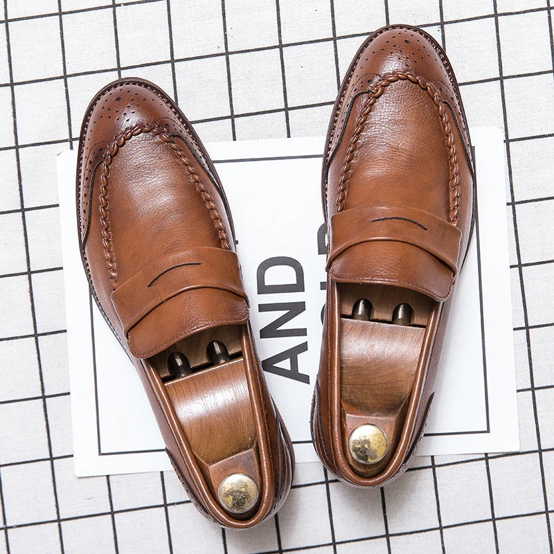 Mocasines de piel Chic