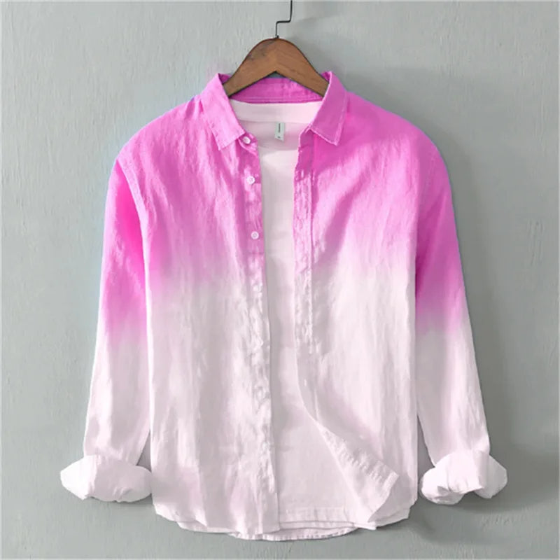 Elegante camisa de colores