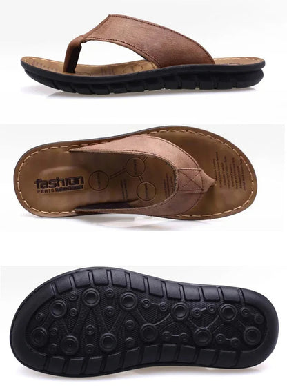 Sandalias de piel para hombre