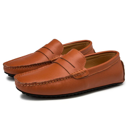Mocasines casuales de piel para el verano