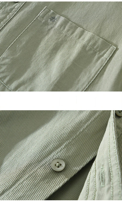 Camisa de algodón de manga corta