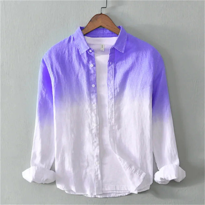 Elegante camisa de colores