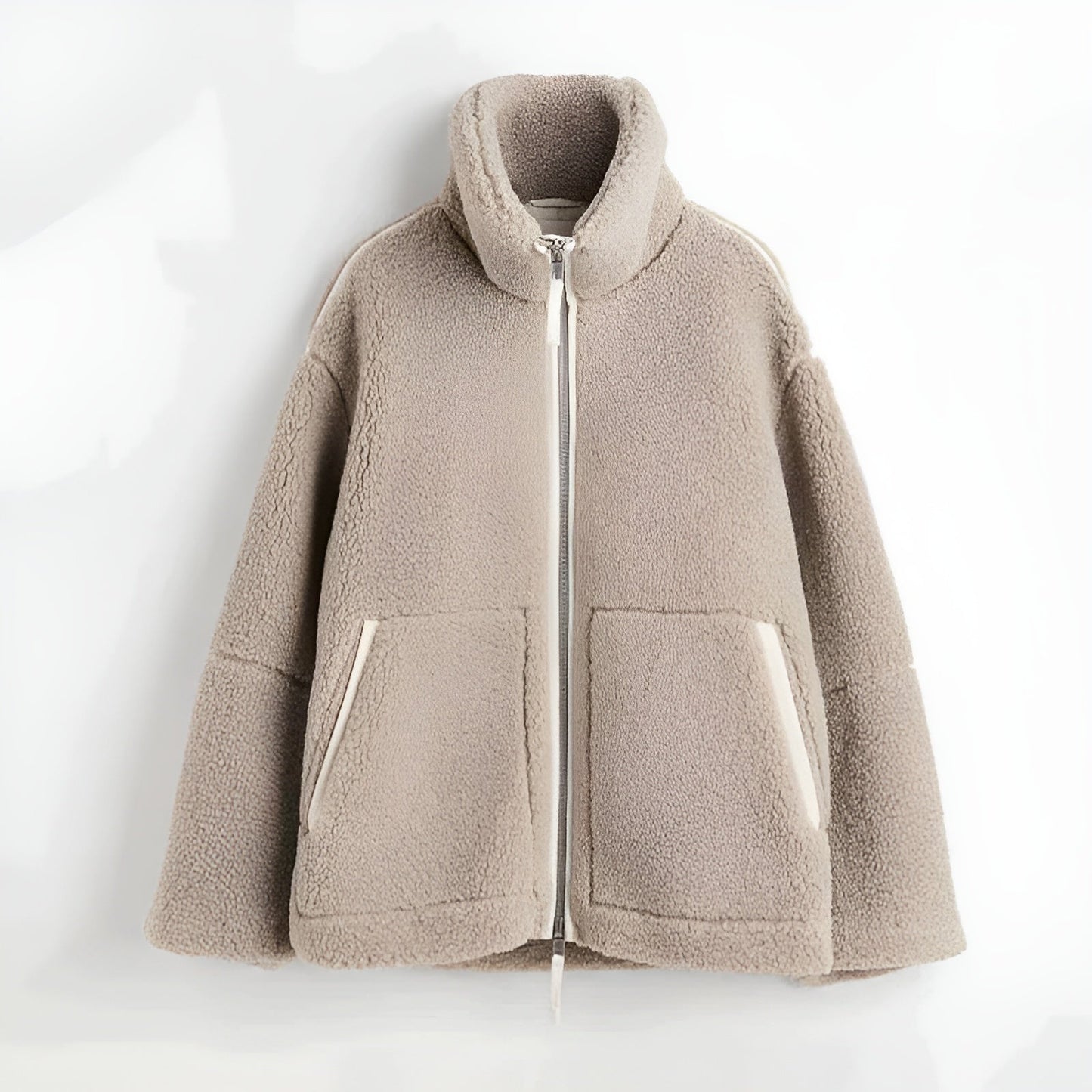 Celia Brava – Chaqueta Oversized Teddy Luxe
