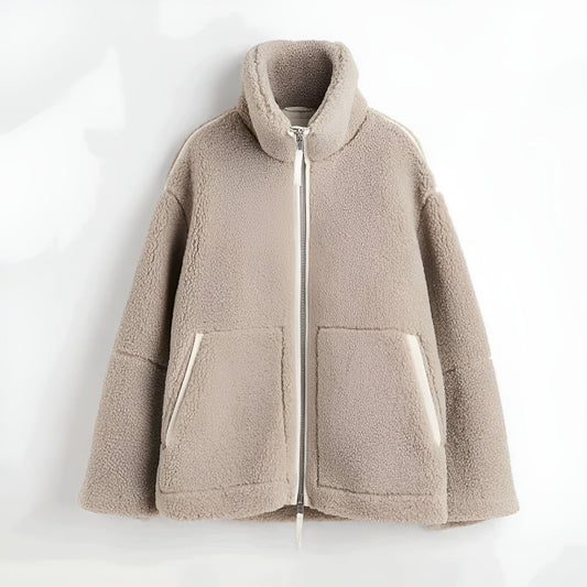 Celia Brava – Chaqueta Oversized Teddy Luxe