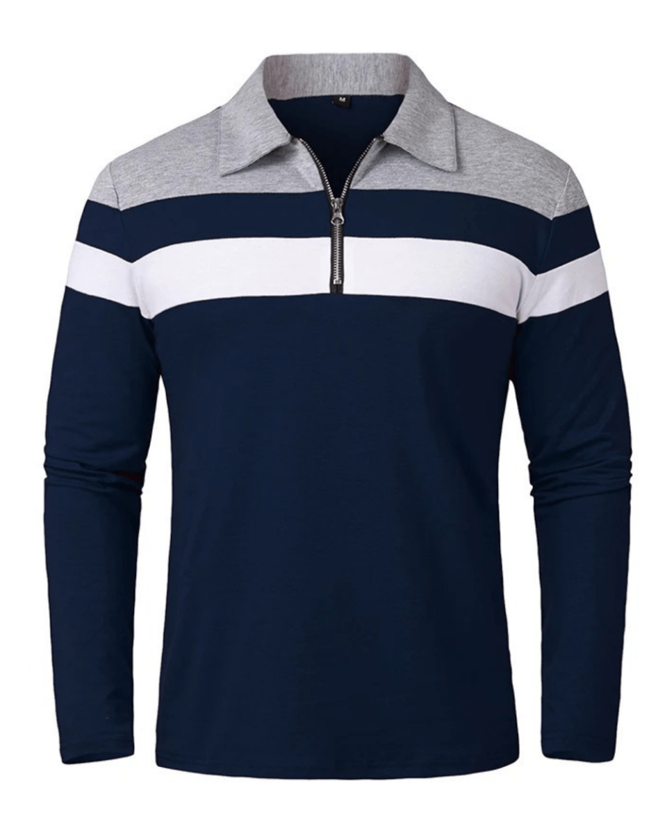 product_naElegante jersey de rayas con cremallerame - Celia Brava