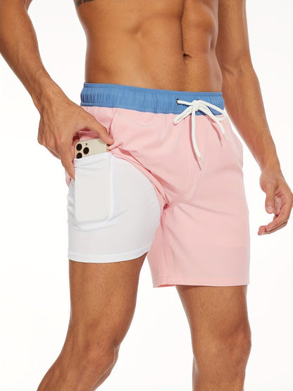 Shorts de baño con bolsillos
