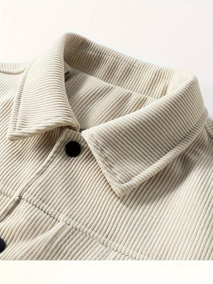 Elegante chaqueta de pana