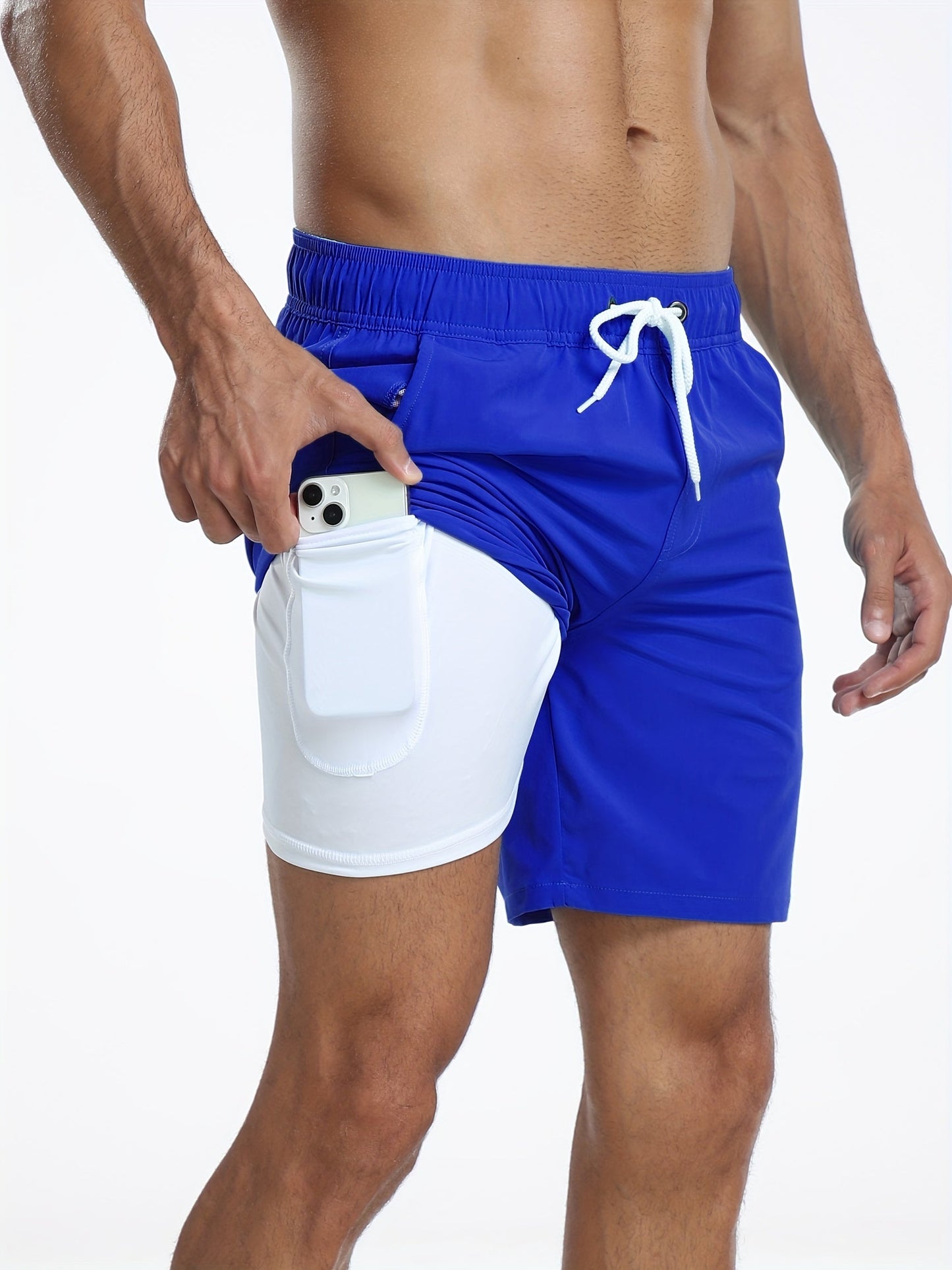 Shorts de baño con bolsillos