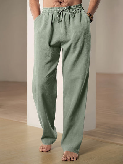 Pantalones de verano casuales de lino