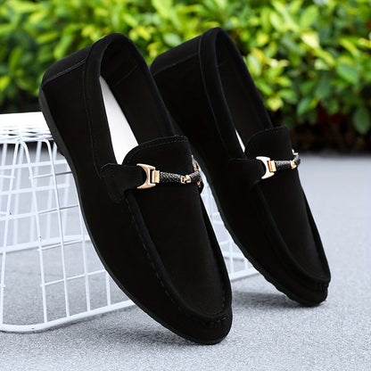 Mocasines de negocio de ante