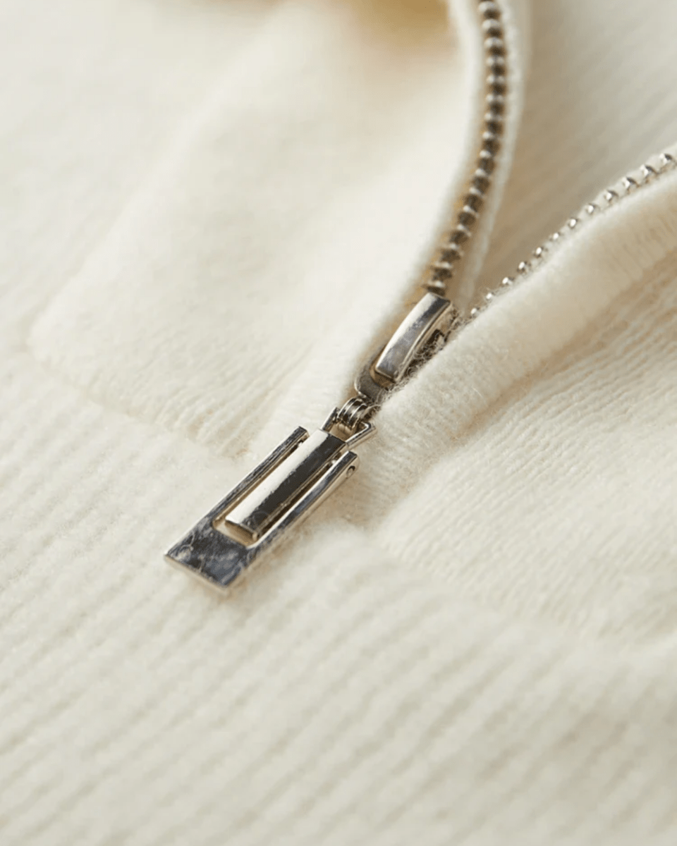 product_naJersey de cachemira con media cremallera Portofinome - Celia Brava