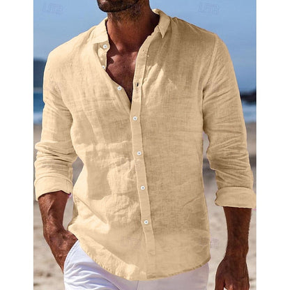 Camisa casual de lino