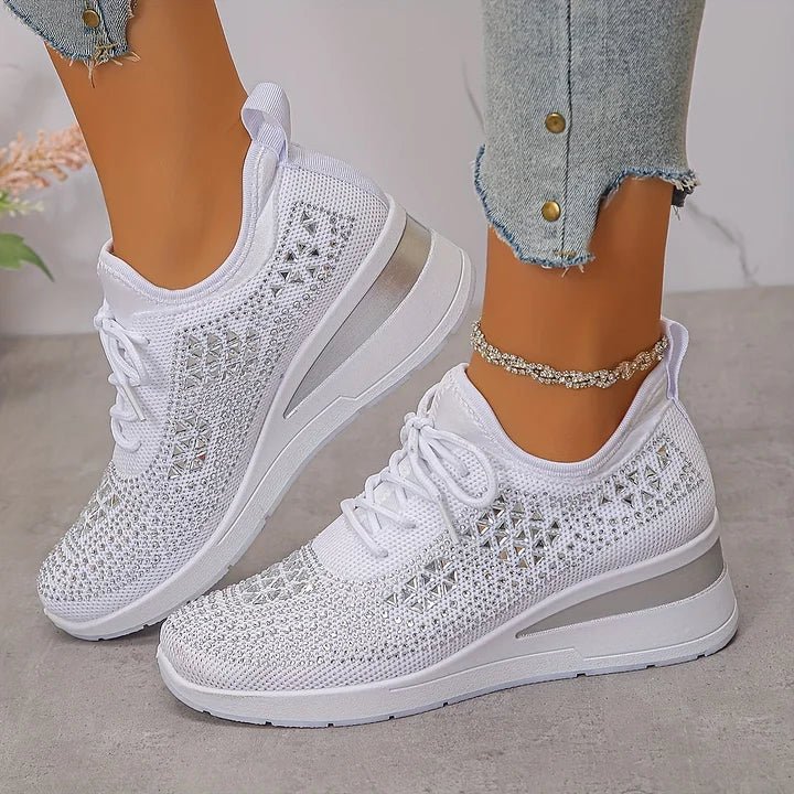 product_naLourdes | Zapatillas ortopédicas con brillantes diamantesme - Celia Brava