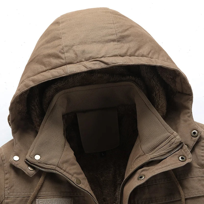 Chaqueta de invierno casual de algodón