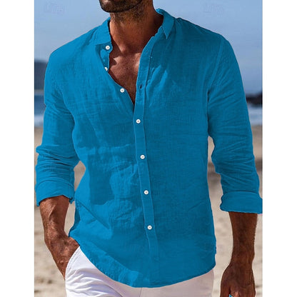 Camisa casual de lino